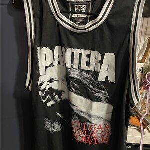 Pantera Vulgar display of power basketball style jersey